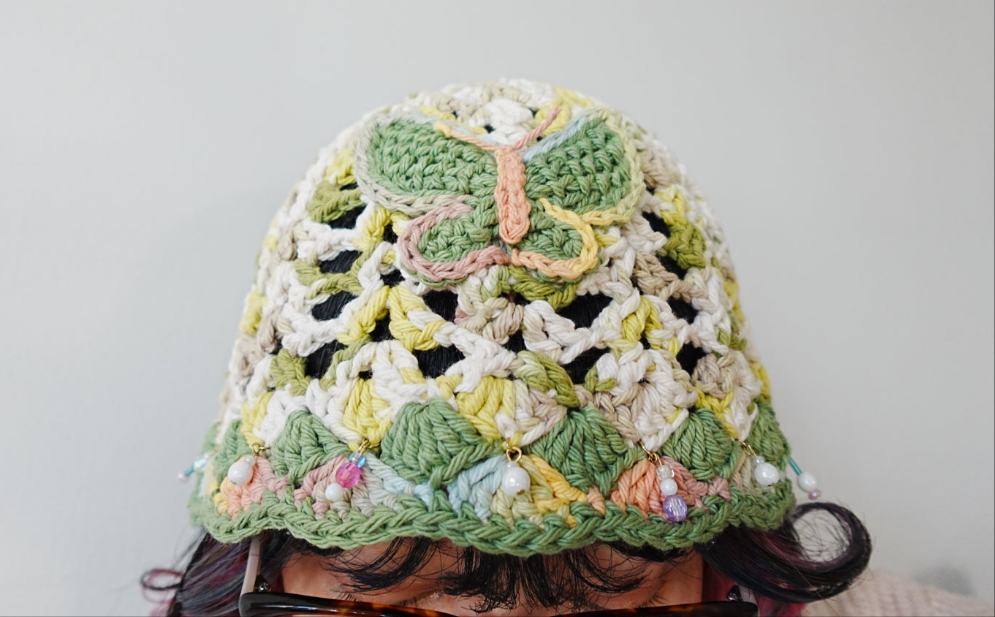 Butterfly Crochet Summer Hat