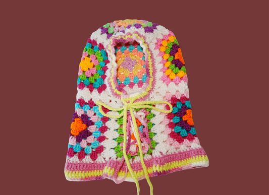 Crochet Granny Square Balaclava