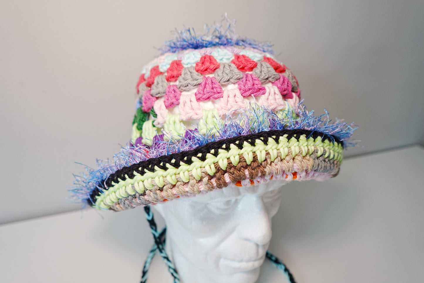 Yin-Yang Multi color Crochet Hat