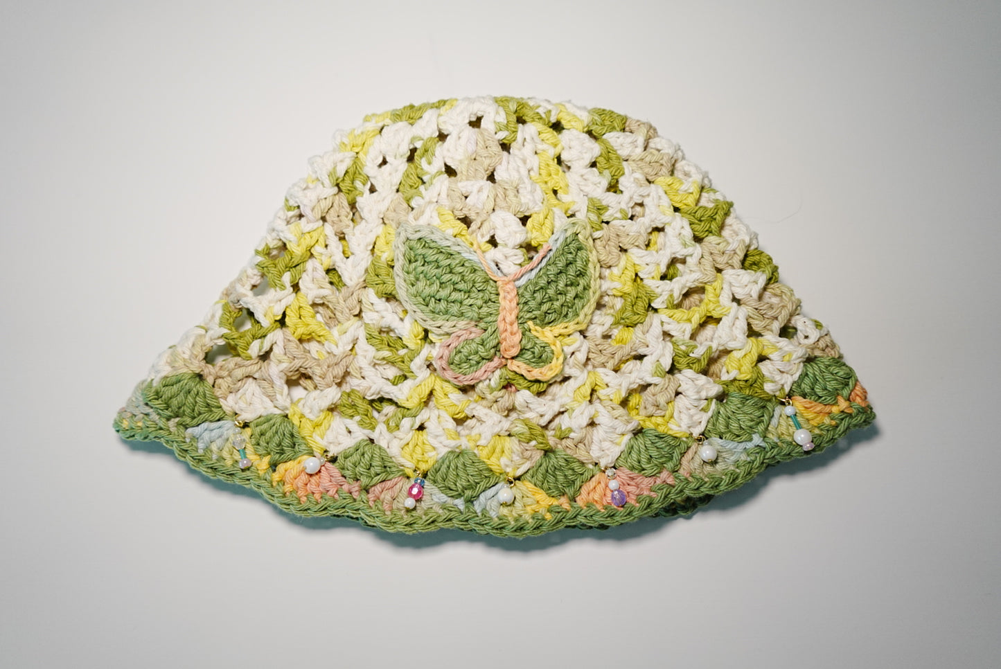 Butterfly Crochet Summer Hat