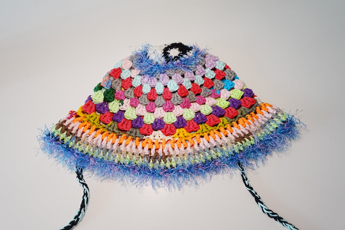 Yin-Yang Multi color Crochet Hat
