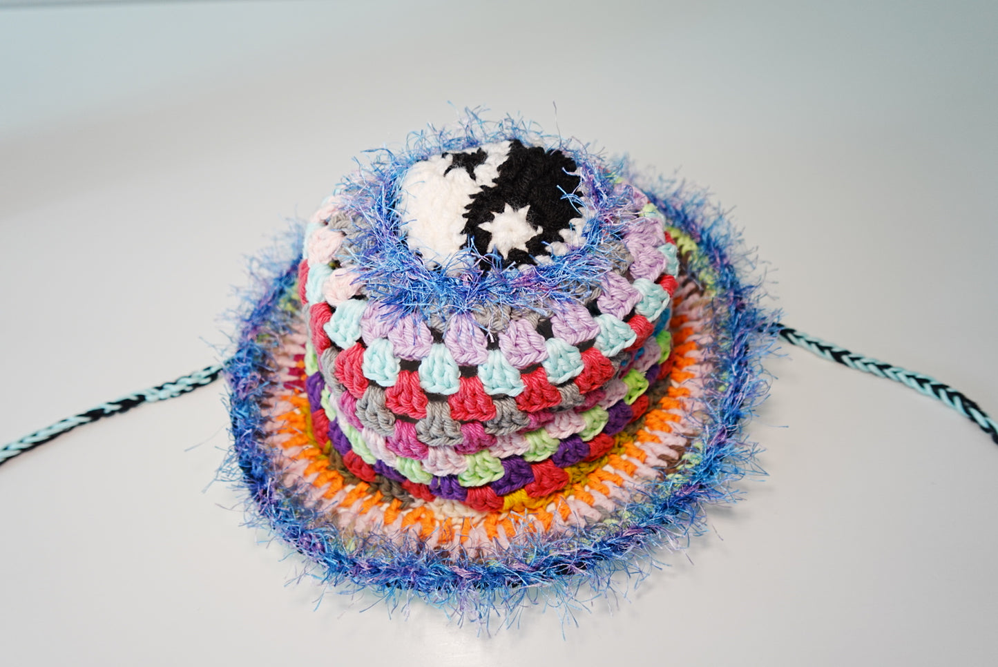 Yin-Yang Multi color Crochet Hat