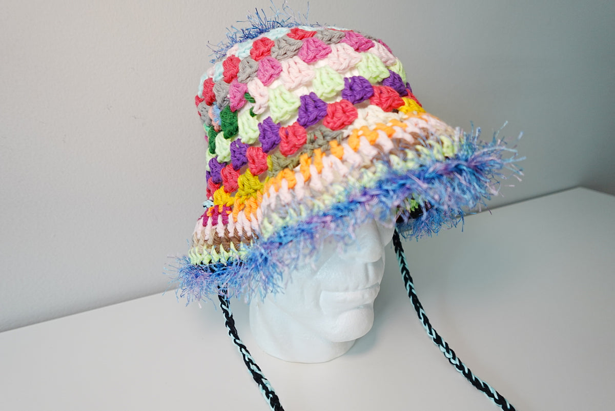 Yin-Yang Multi color Crochet Hat