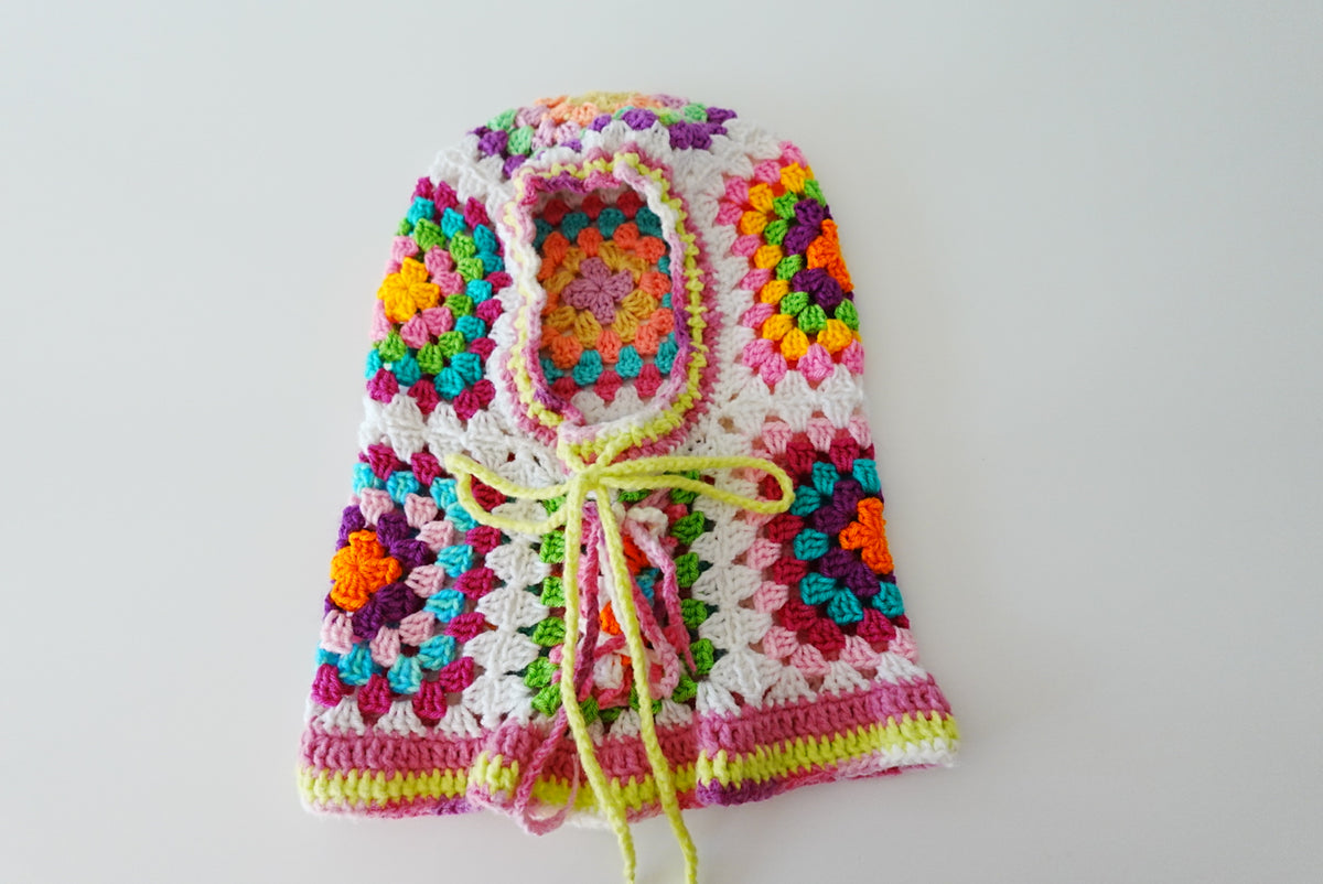 Crochet Granny Square Balaclava