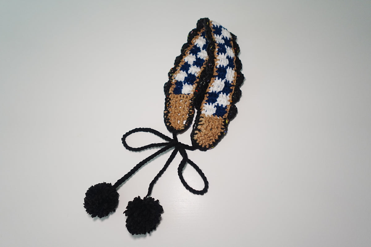 Crochet Checkered Ear warmer