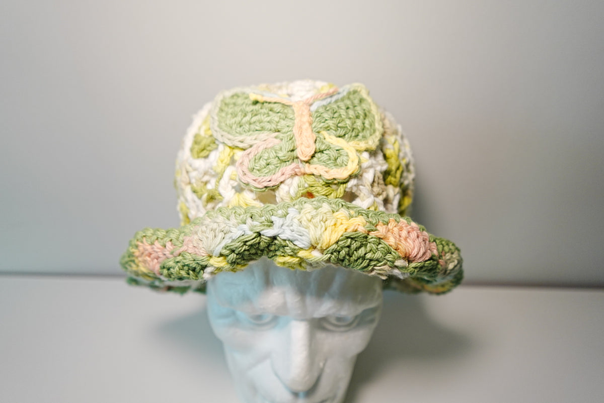 Butterfly Crochet Summer Hat