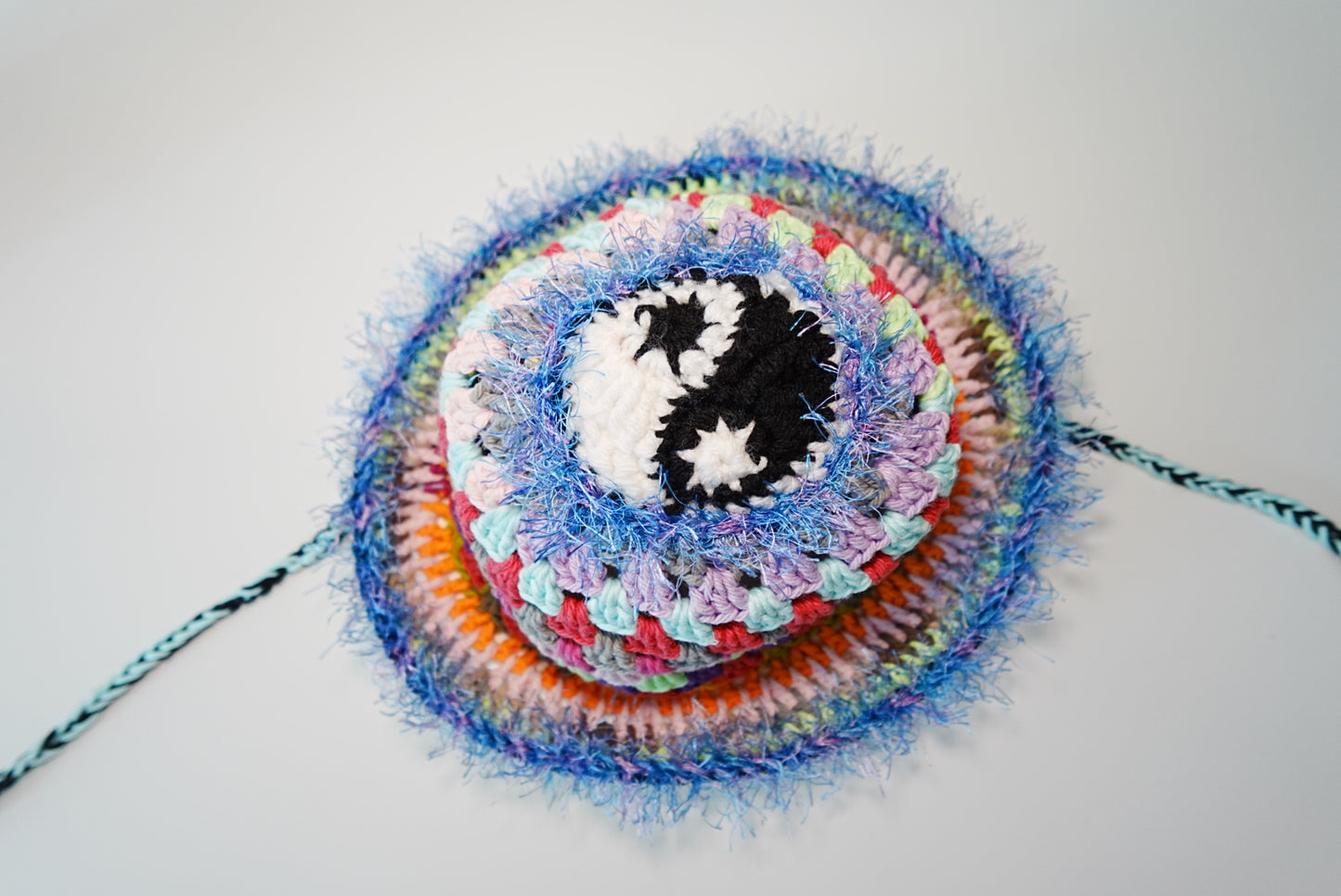 Yin-Yang Multi color Crochet Hat