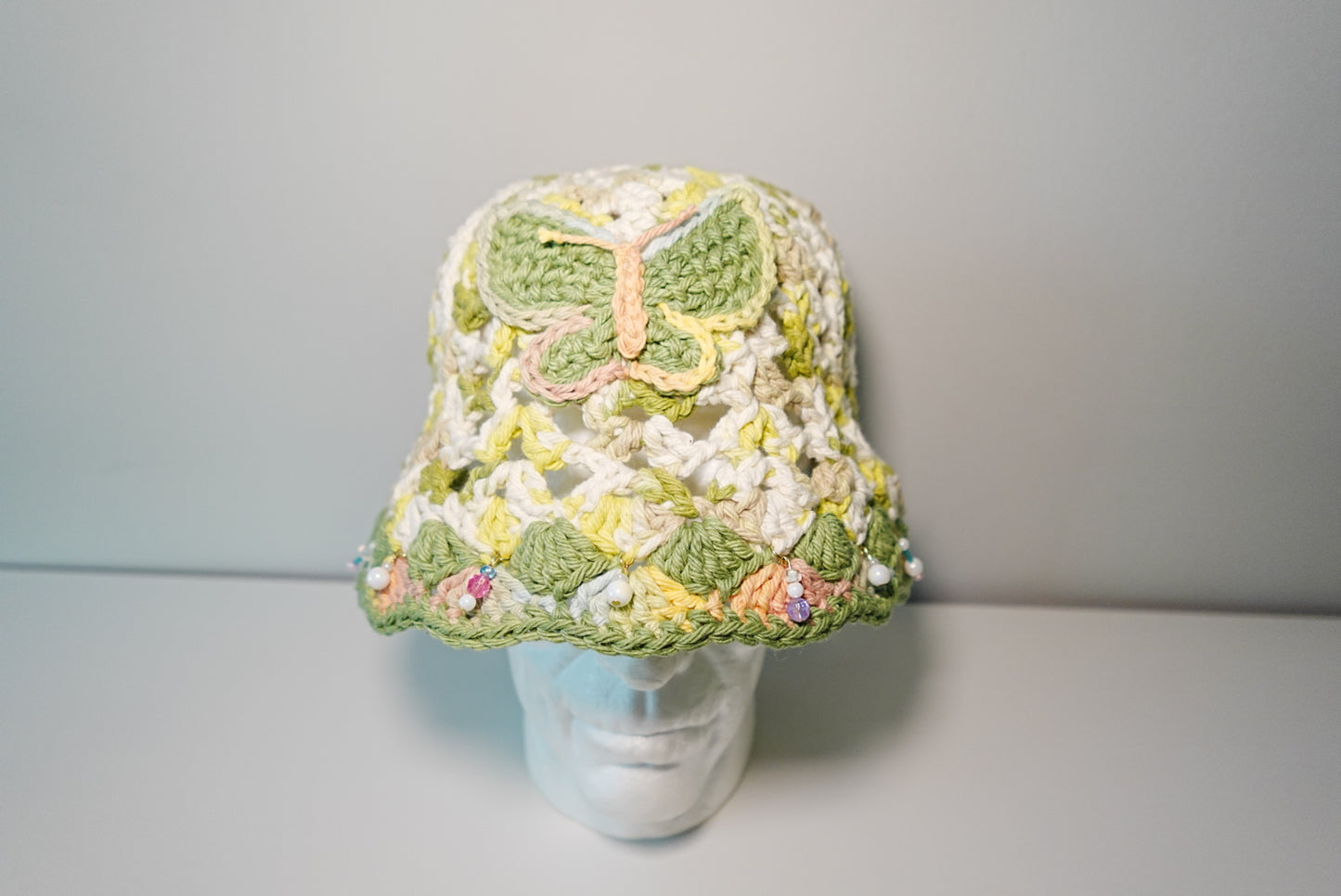 Butterfly Crochet Summer Hat